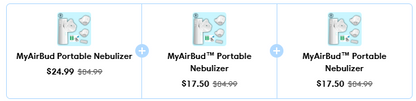 borg's MyAirBud Portable Nebulizer (duo)